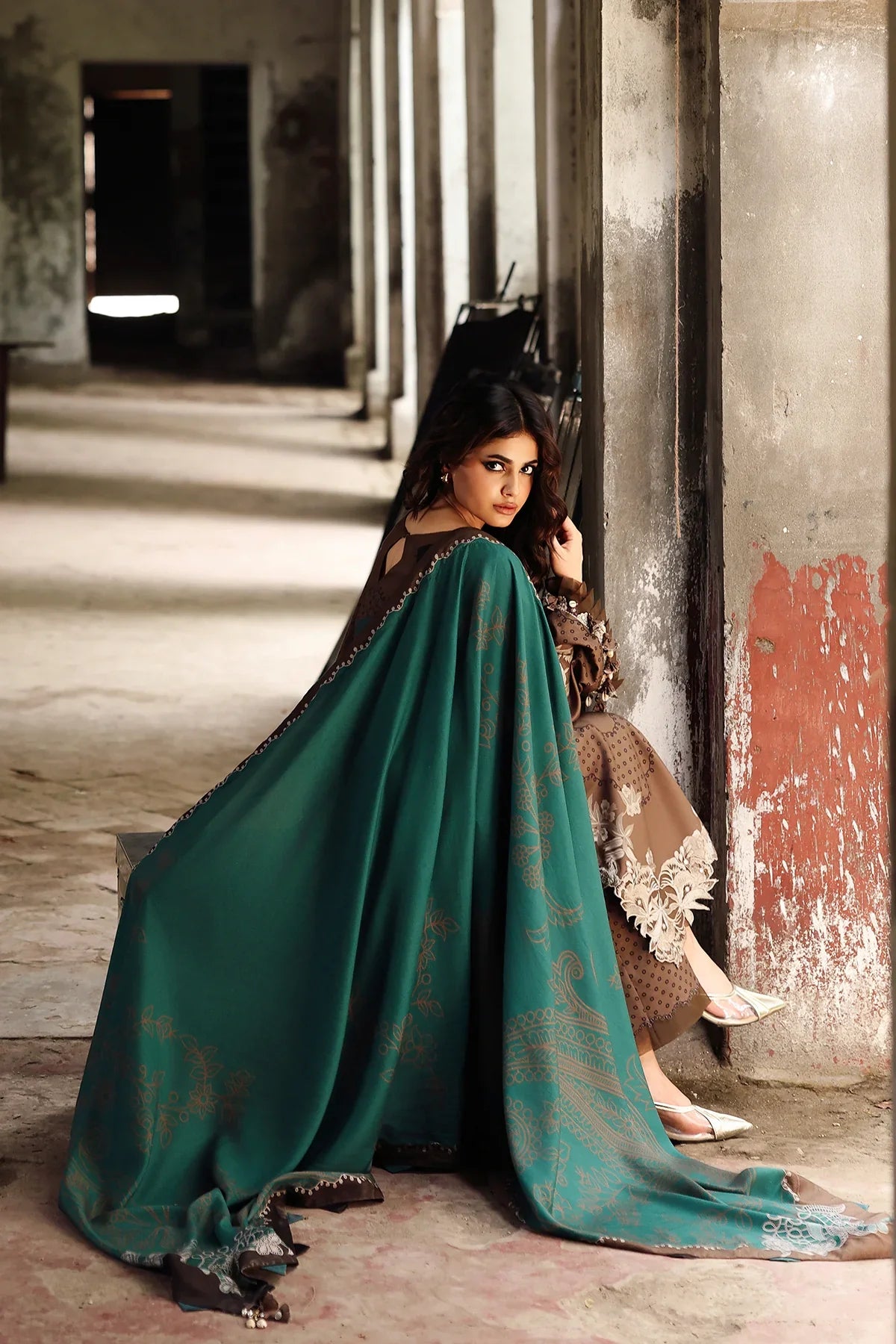 Charizma - Winter 3PC DHANKA SHIRT EMBRODY Digital Print DUPAAT - KP33422