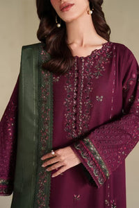 SR-IZ2705 Unstitched Fully Embroidered Lawn Suit With Embroidered Lawn Dupatta