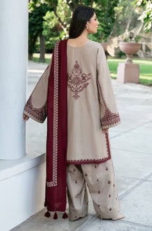 SR-KD910 Unstitched Embroidered Lawn Suit With Lawn Embroidered Dupatta & Embroidered Trouser