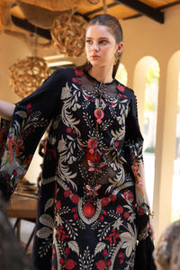 Maria B.Mprint 12-B Black Lawn Summer'26 Embroidered 3Piece Unstitched