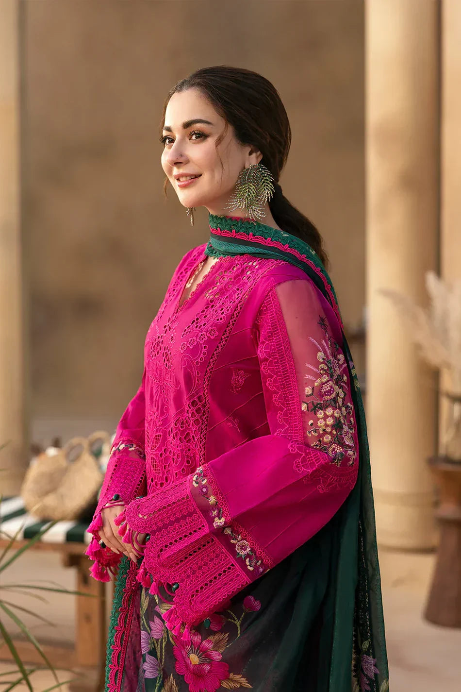 SOBIA NAZIR - Summer 3PC Lawn ChickenKari Embroidered Suit-KP1231