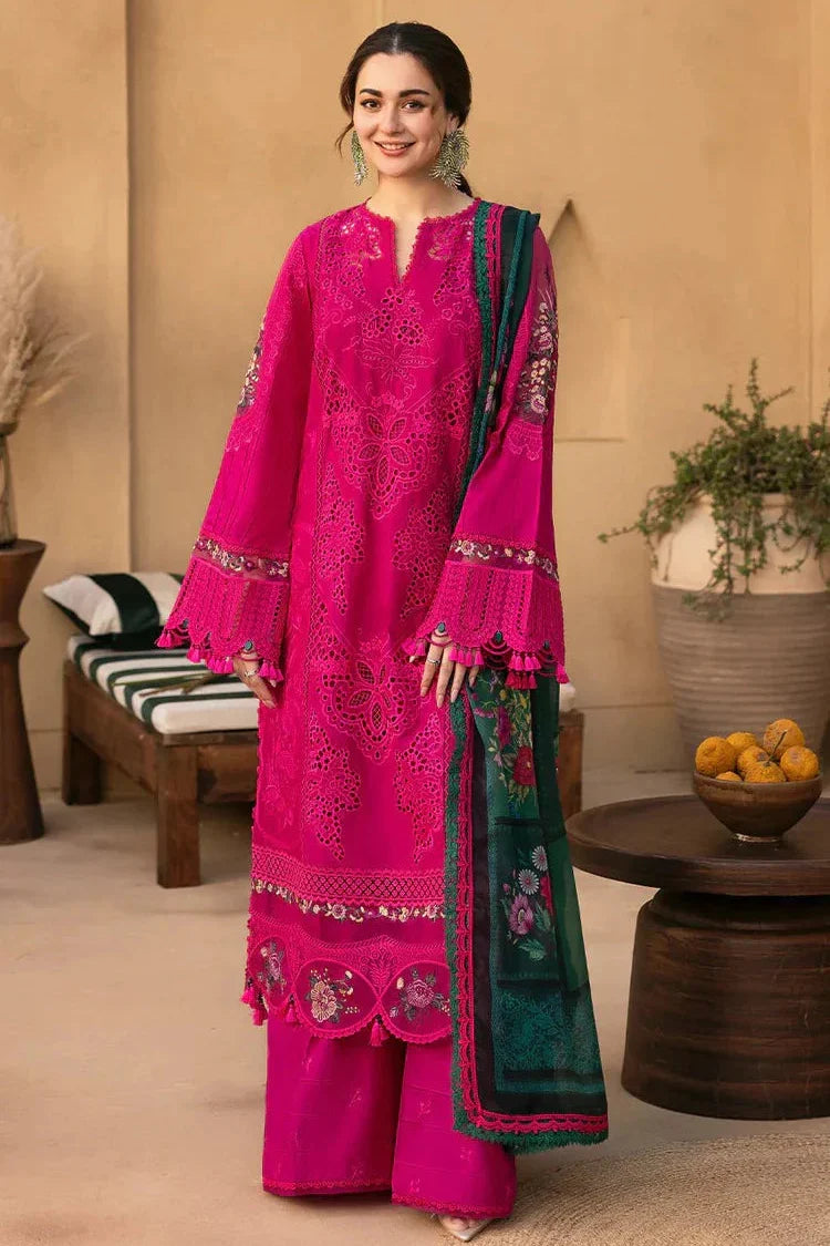 SOBIA NAZIR - Summer 3PC Lawn ChickenKari Embroidered Suit-KP1231