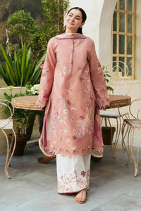 SR-ZS2755 Lawn Unstitched Embroidered 3pc Suit With Cotton Lawn Digital Printed Dupatta