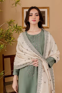 SR-RP600 Unstitched Fully Embroidered Lawn Suit With Embroidered Lawn Dupatta
