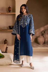 BT-2835 3 Piece – Unstitched Embroidered Lawn Fabric with Embroidered Chiffon Dupatta