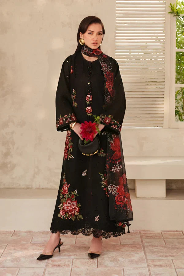 BQ-209 Lawn Unstitched Digital Printed Shirt With Printed Lawn Dupatta