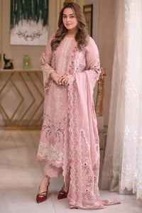 SR-AS2735 Lawn Unstitched Embroidered 3pc Suit With Lawn Embroidered Dupatta