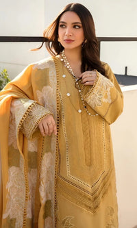 SR-SS1220 Heavy Embroidered Lawn 3Pc Suit With Lawn Embroidered Dupatta
