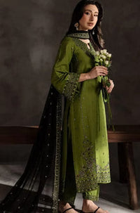 SR-IZ89333 Lawn Embroidered 3pc Suit With Bamber Chiffon Embroidered Dupatta