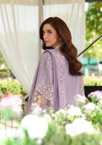 SR-MR2715 Lawn Unstitched Embroidered 3pc Suit With Cotton Net Embroidered Dupatta