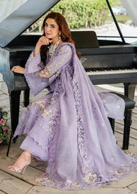 SR-MR2715 Lawn Unstitched Embroidered 3pc Suit With Cotton Net Embroidered Dupatta