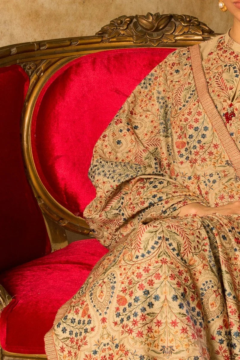 3 Piece - Unstitched Fully Embroided Dhanak Suit With Heavy Embroided Dhanak Shawl BR-8703 Piece - Unstitched Fully Embroided Dhanak Suit With Heavy Embroided Dhanak Shawl BR-870