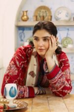 ZS-2550 Unstitched Fully Embroided Lawn Suit With Cotton Lawn Digital Printed Dupatta