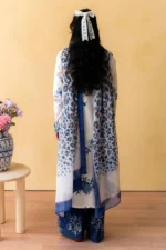 CO 488 Digital Printed 3Pc Unstitched Lawn Suit With Digital Printed Monar Dupatta