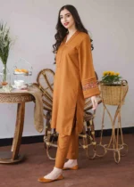 GA-1120 Unstitched Heavy Embroidered Dhanak Suit Embroidered Dhanak Shawl