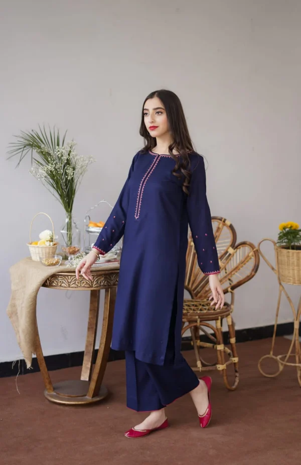 BR-1146 Unstitched Fully Embroided Dhanak Suit With Dhanak Dupatta