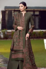 BR-925 Dhanak Embroidered Suit with Dhanak Embroidered Shawl