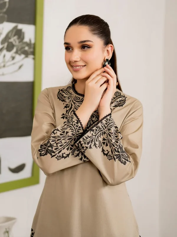 SPL746 Unstitched Embroidered Lawn Suit 3pc With Digital Printed Monar Dupatta