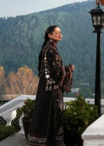MB-520 Unstitched Dhanak Stuff Full Embroidered Suit With Printed Wool Shawl With Extra Patches