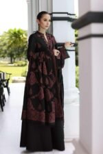 SP-565 Unstitched Dhanak Stuff Full Embroidered Suit With Full Embroidered Shawl