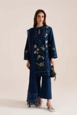 Unstitched Dhanak Stuff Full Embroidered Suit With Four-sided Dhanak Embroiderd Shawl