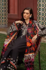 CH-77 Digital Printed Khaddar 3Pc Suit With Digital Printed Khaddar Dupatta