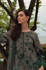 CH-76 Digital Printed Khaddar 3Pc Suit With Digital Printed Khaddar Dupatta