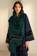 SP-155 Unstitched Fully Embroidered Dhanak Fabric