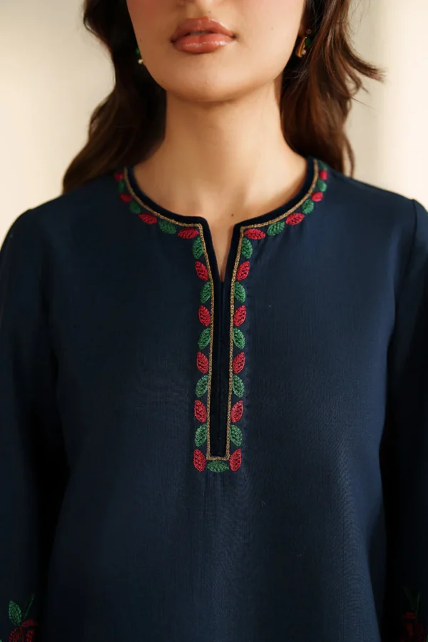 SP-155 Unstitched Fully Embroidered Dhanak Fabric