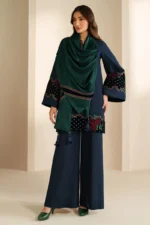 SP-155 Unstitched Fully Embroidered Dhanak Fabric