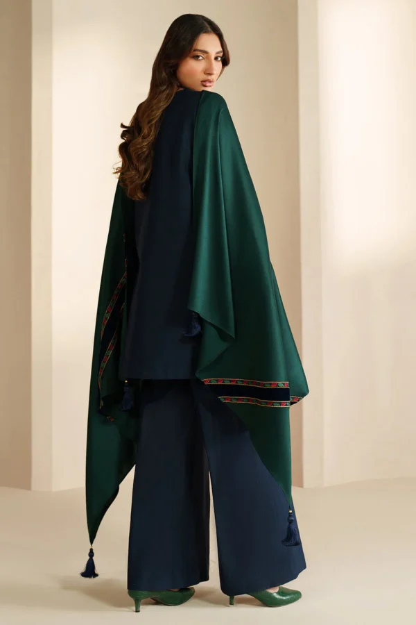 SP-155 Unstitched Fully Embroidered Dhanak Fabric