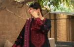 ZS-125 Unstitched Heavy Embroidered Dhanak Suit with Heavy Embroidered Dhanak Shawl