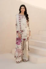 bq-87Unstitched Embroidered Khaddar Suit ( Printed Khaddar Dupatta )