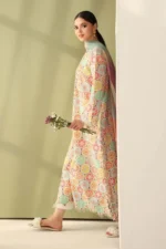 3 Piece Unstitched Digital Printed Lawn Suit ( Fine Printed Lawn Dupatta )