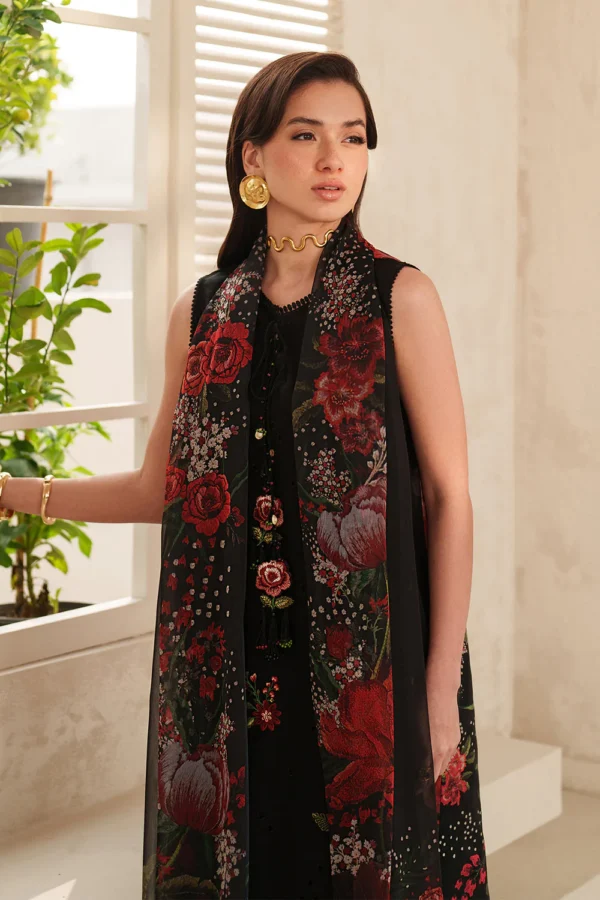 BQ-209 Lawn Unstitched Digital Printed Shirt With Printed Lawn Dupatta