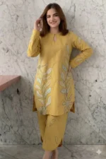 MB-2840 2 Piece-Unstitched Embroidered Lawn With Lawn Embroidered Trouser