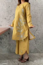 MB-2840 2 Piece-Unstitched Embroidered Lawn With Lawn Embroidered Trouser